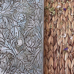 Трафарет - Геральдические листья - Фотография интерьере 3