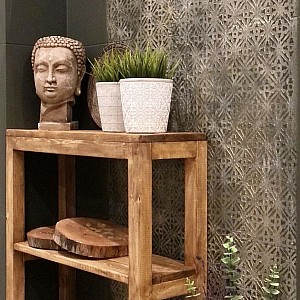 Трафарет - Аллюр бордюр - Фотография интерьере 4