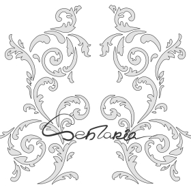 Трафарет - Изабелла виньетка Трафарет - Изабелла виньетка