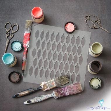 Трафарет - Острые овалы Трафарет - Острые овалы