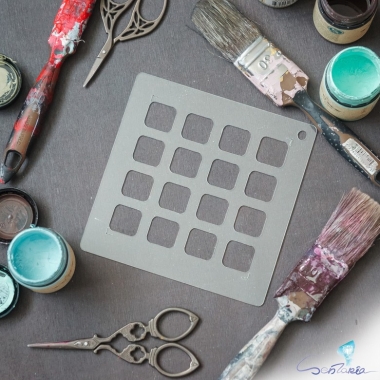 Трафарет - Квадратики Трафарет - Квадратики