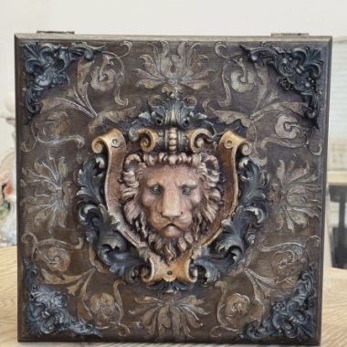 Мастер-класс - Шкатулка со львом Мастер-класс - Шкатулка со львом