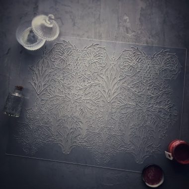 Трафарет - Тропический шейк