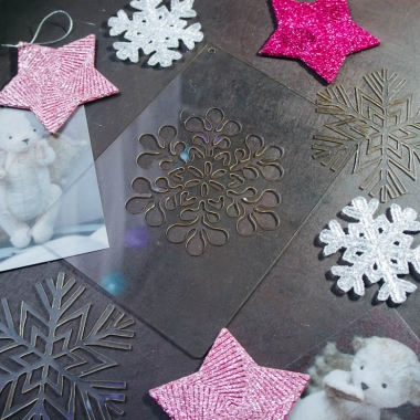 Трафарет - Снежинка 01 Трафарет - Снежинка 01