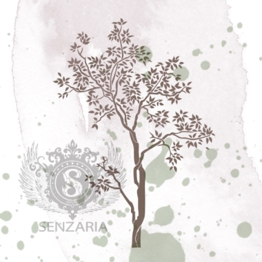 Трафарет - Деревце Трафарет - Деревце