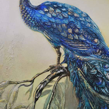 Мастер-класс - Многослойное панно Павлин Мастер-класс - Многослойное панно Павлин