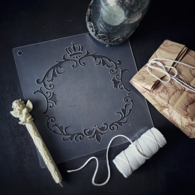 Трафарет - Каролина круг